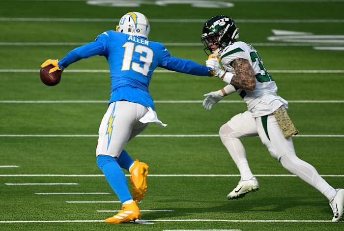 Chargers WR Keenan Allen on Jets safety Ashtyn Davis